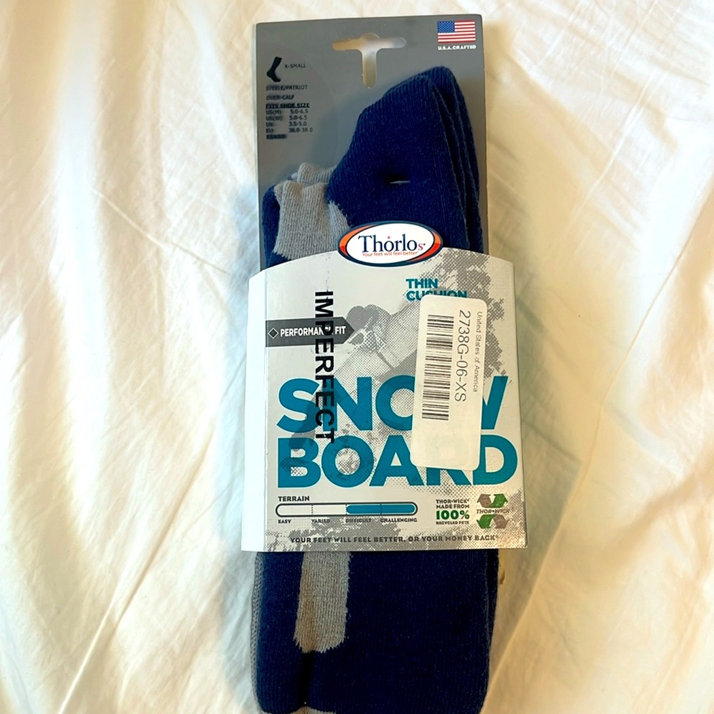 XS Snowboard Socks BNWT
